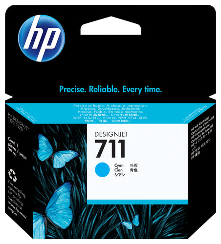 HP 711 29-ml Cyan DesignJet Ink Cartridge HP 711 29-ml Cyan DesignJet Ink Cartridge